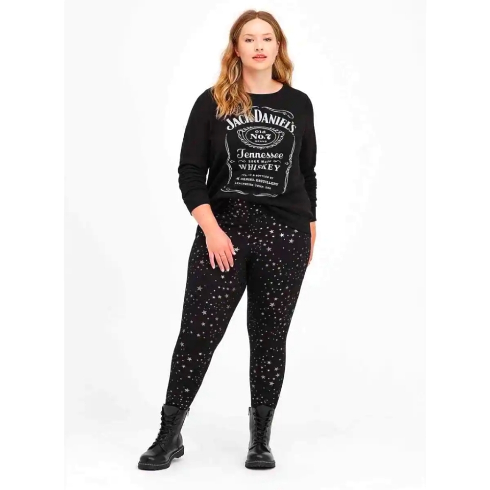 Torrid 0X Pocket Pixie Skinny Studio Luxe Ponte High Rise Pant Star Print